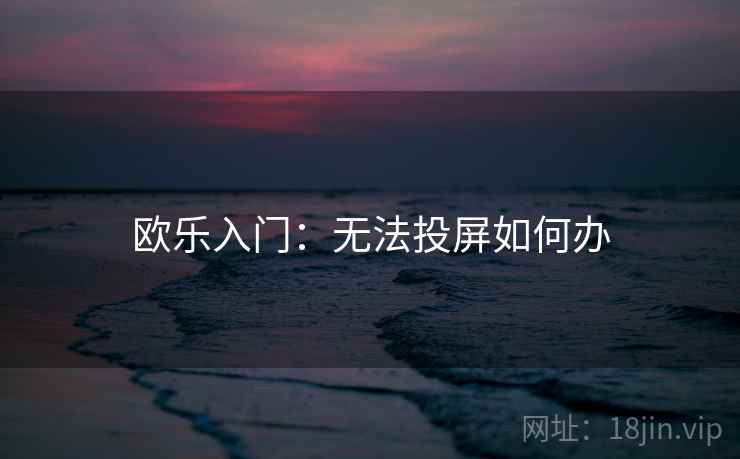 欧乐入门：无法投屏如何办
