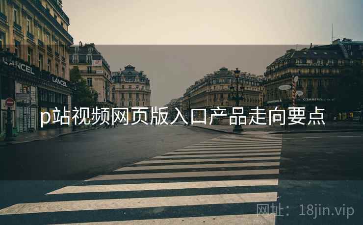 p站视频网页版入口产品走向要点