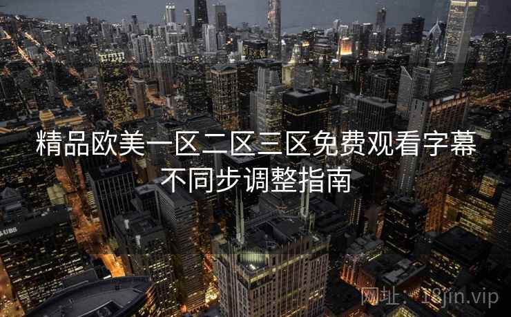 精品欧美一区二区三区免费观看字幕不同步调整指南