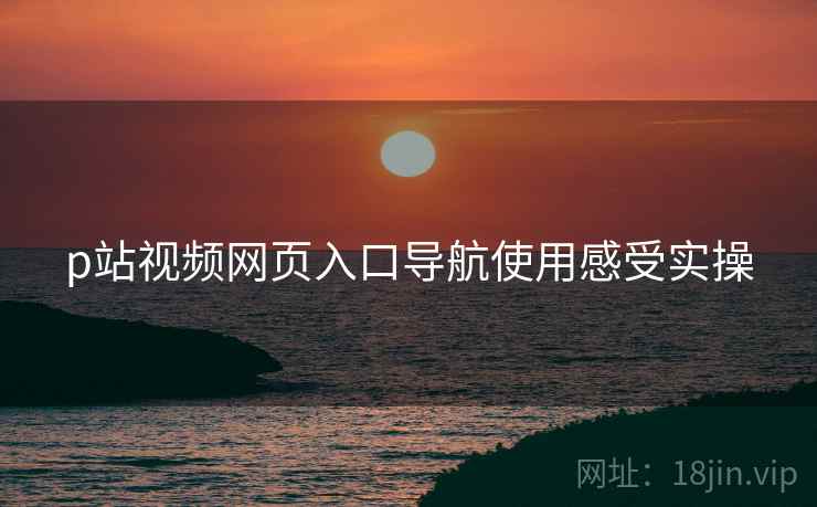 p站视频网页入口导航使用感受实操